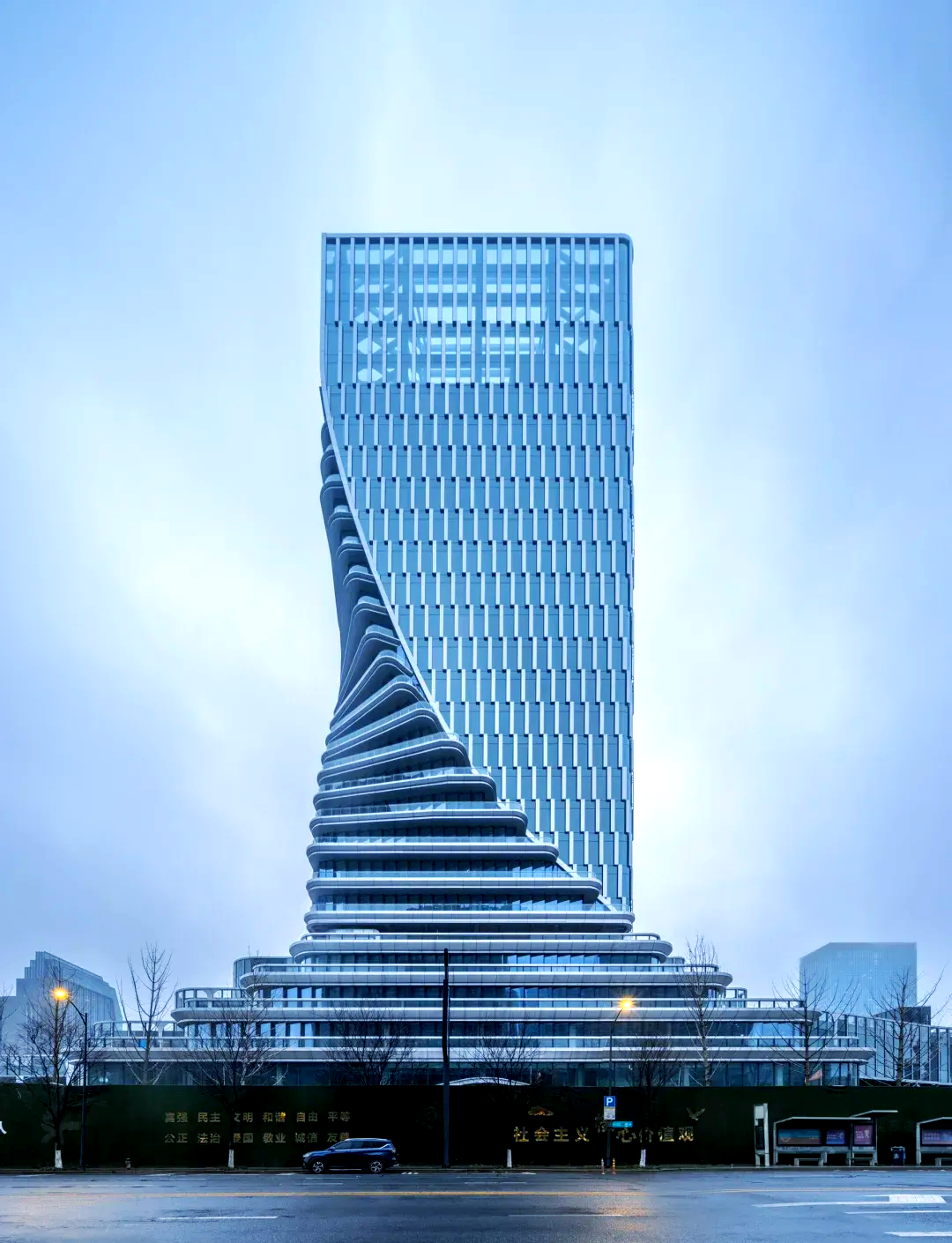 杭州临平金融科技大厦项目竣工,打造新地标建筑