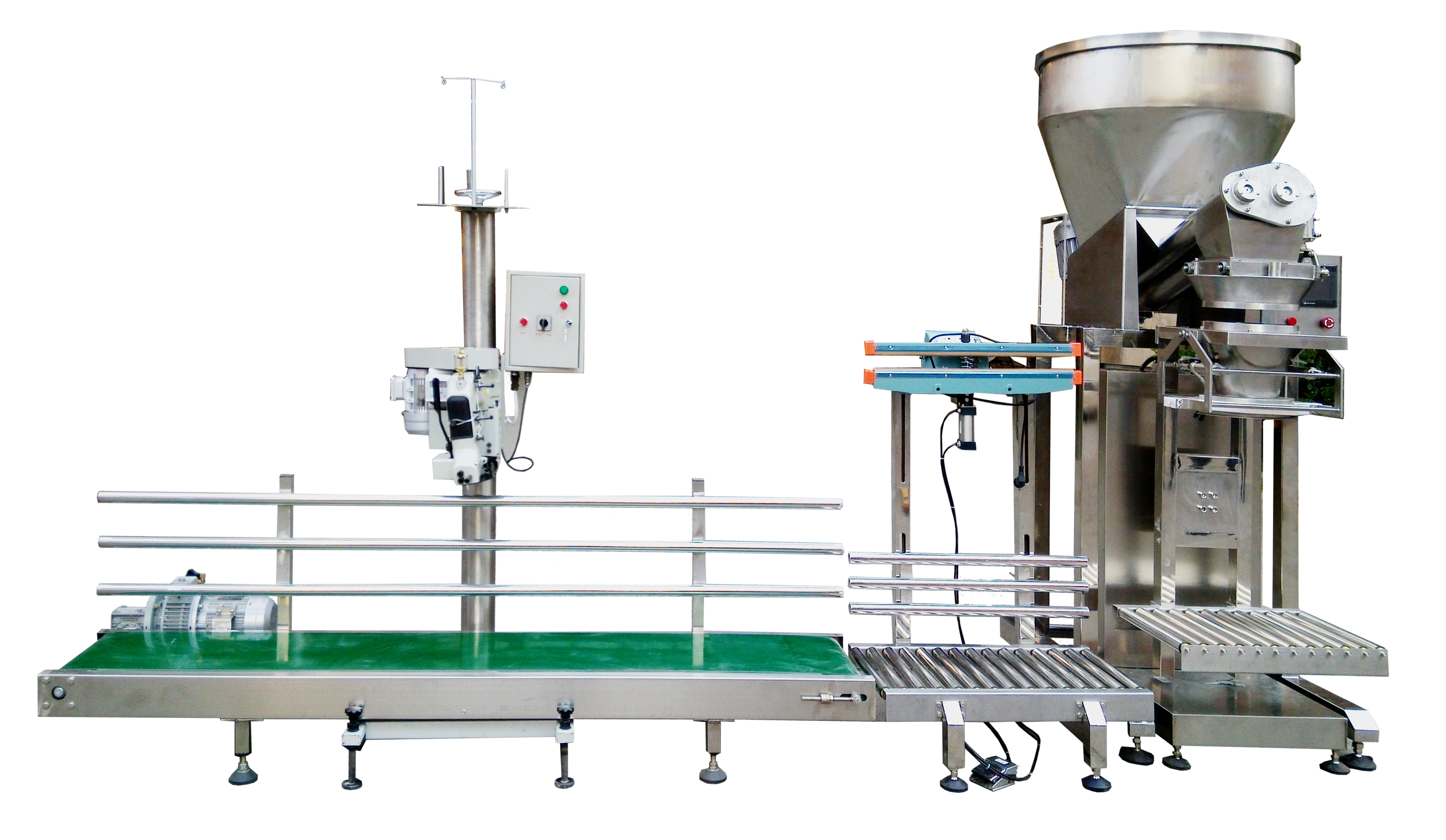 25kg粉剂包装机械-专业粉末包装机设备耐腐蚀性强,便于维护