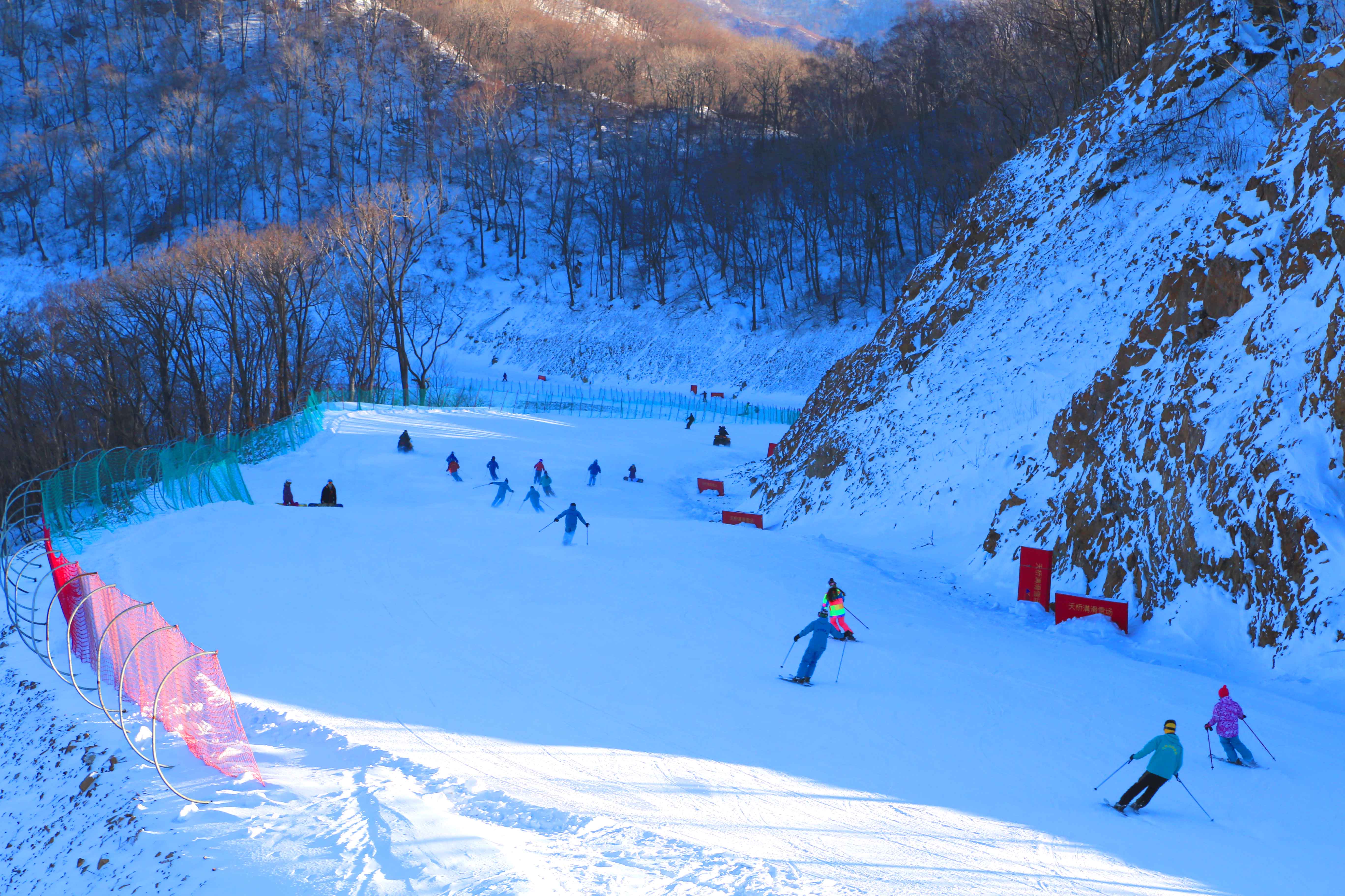 阳泉桃林沟滑雪场图片