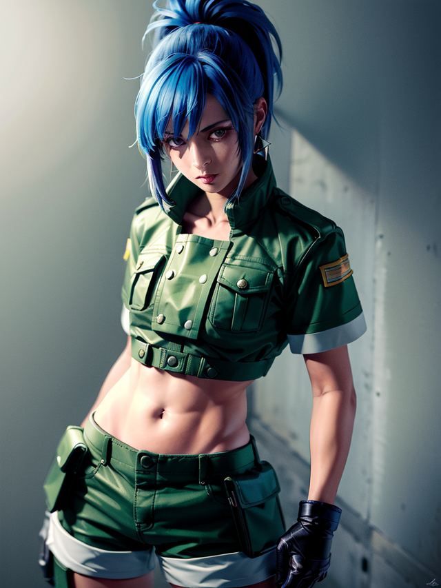 《拳皇》各种画风的莉安娜 头像 壁纸