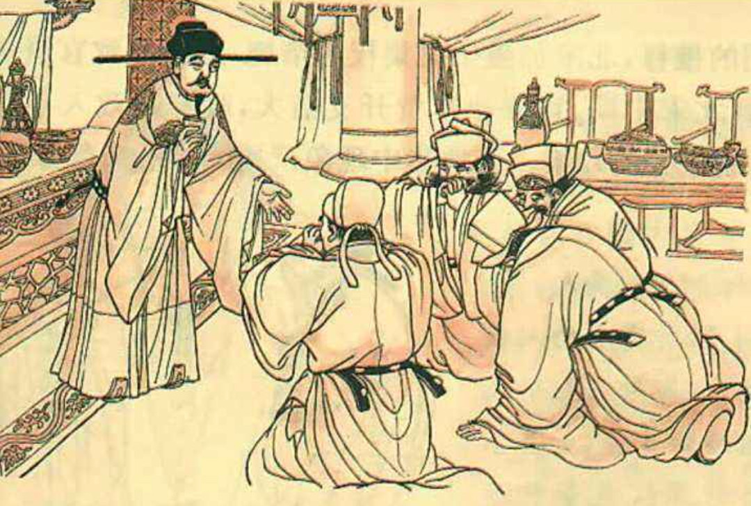 后周陈桥兵变,赵匡胤带兵抵挡入侵之敌,却趁乱黄袍加身