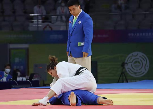 济宁姑娘刘红岩获十四运柔道女子-70公斤级冠军