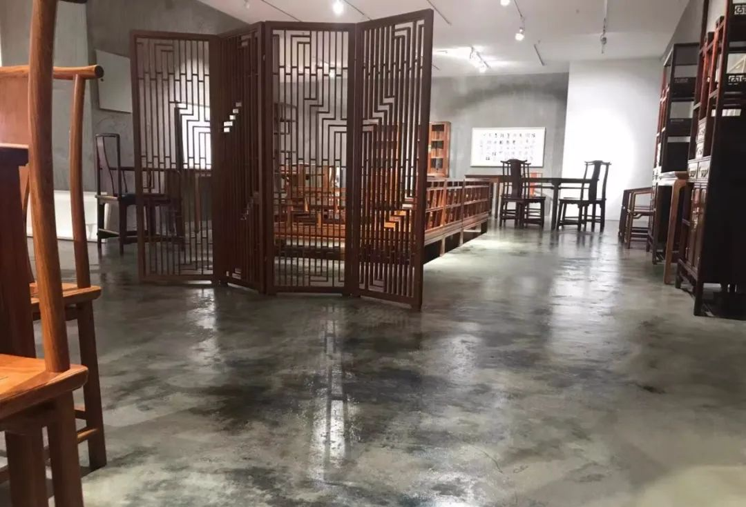 水性酸着色复古地坪