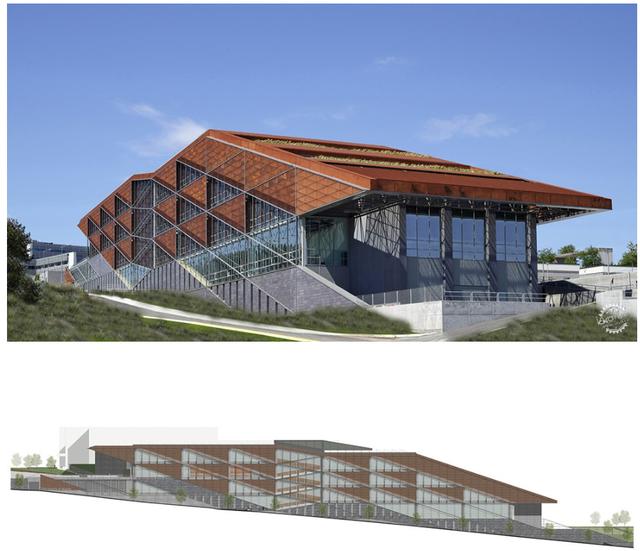 奉行三角形原则的建筑系馆