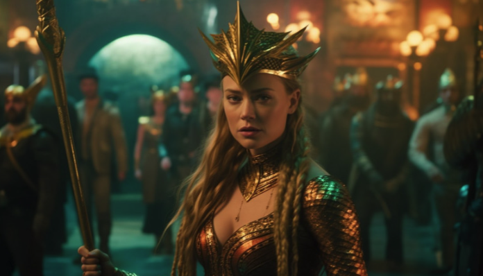 "海后"艾梅柏·希尔德流亡归来踏上红地毯