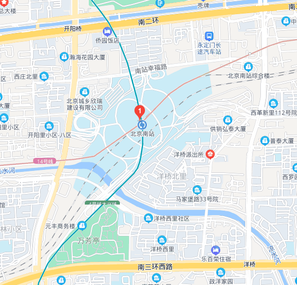高铁北京南站详细地址
