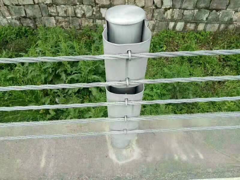 绳索护栏现场照片,现货厂家冠县鑫升