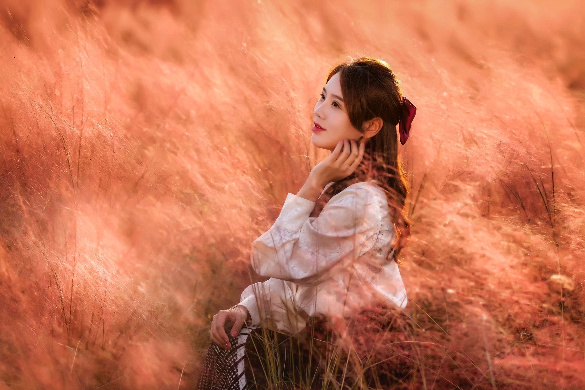 拍摄粉黛人像写真照,试试6个拍摄思路,拍照景美人也美