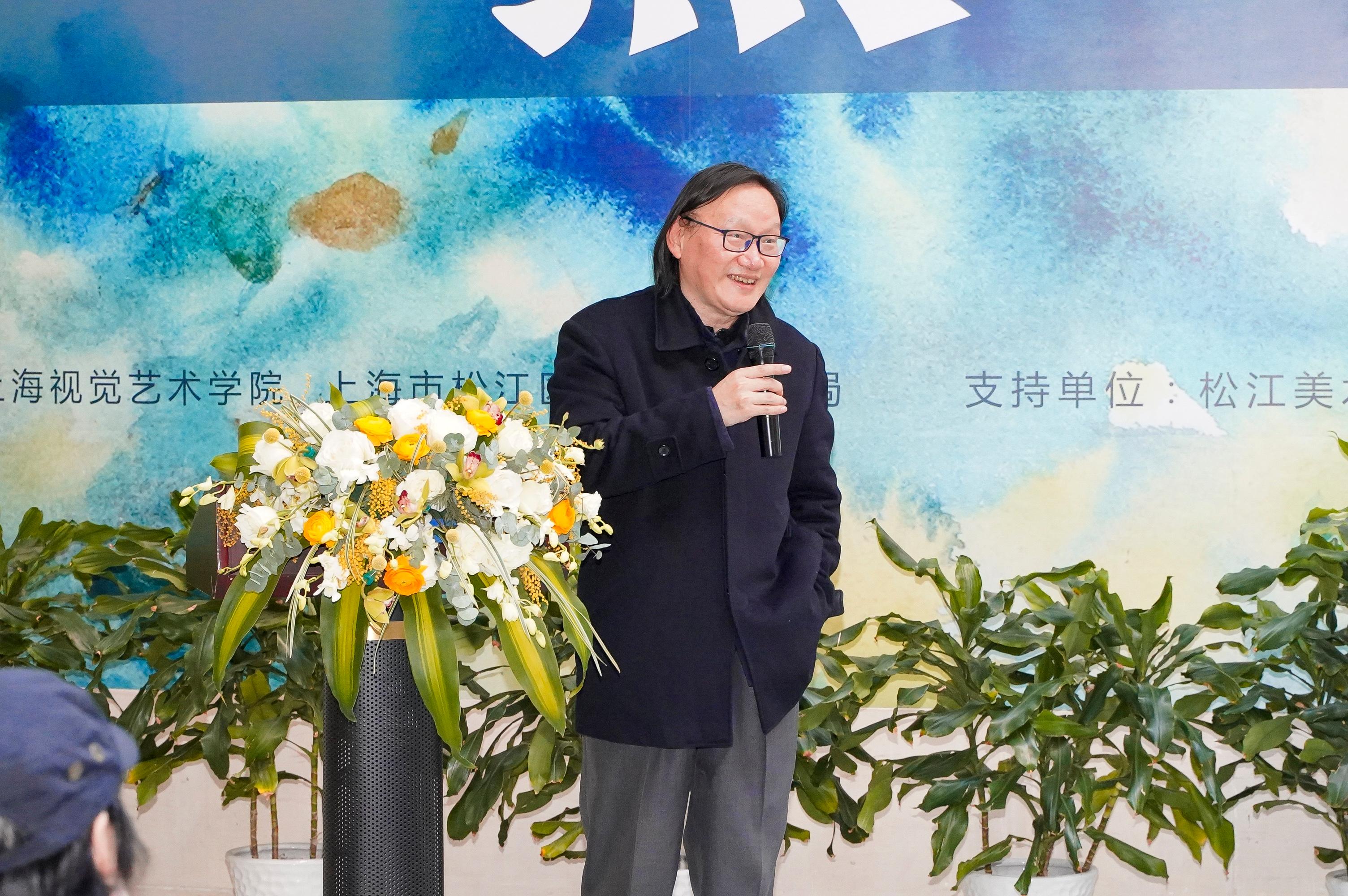 安静,自然,诗性,张同水彩画展于上海松江美术馆开展