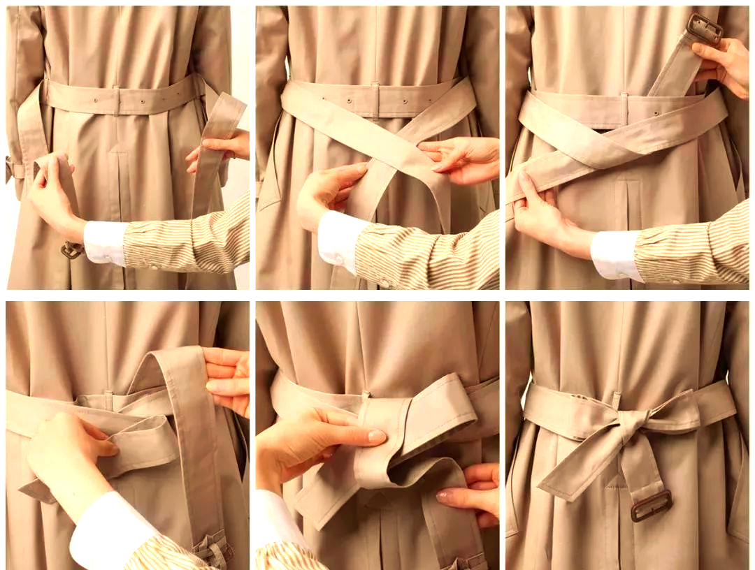 风衣腰带打结指南:多种系法助你打造完美造型