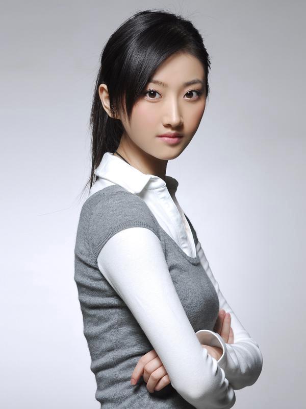 景甜学生时代清纯写真照