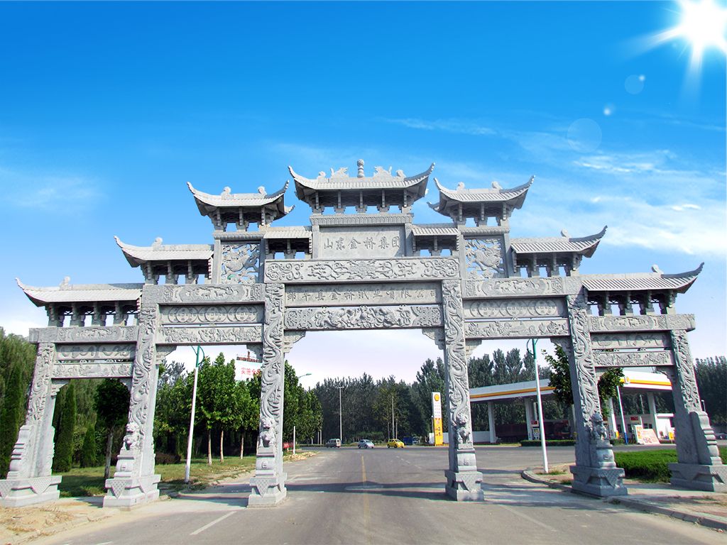 村口石牌楼历史文化雕刻工艺与价格