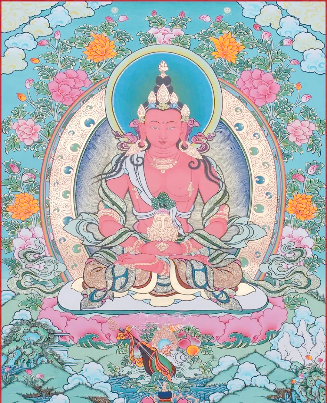 长寿佛与无量寿决定光明王陀罗尼的神秘力量