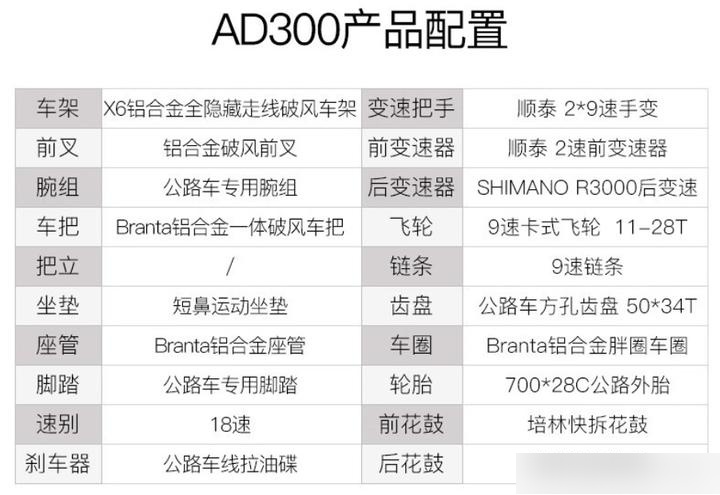 喜德盛ad300怎么样 参数配置价格