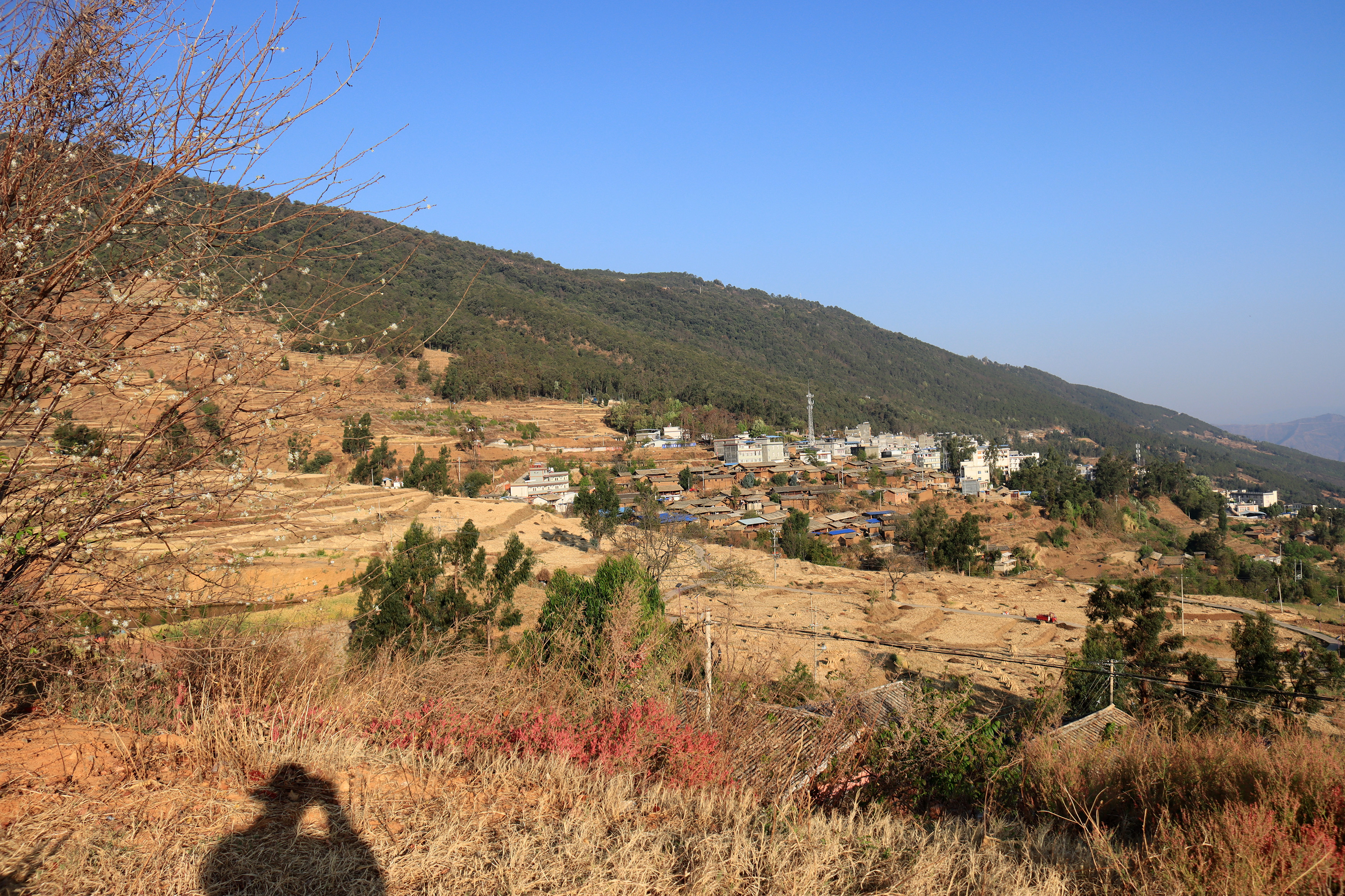 金沙江畔的云南武定县己衣镇