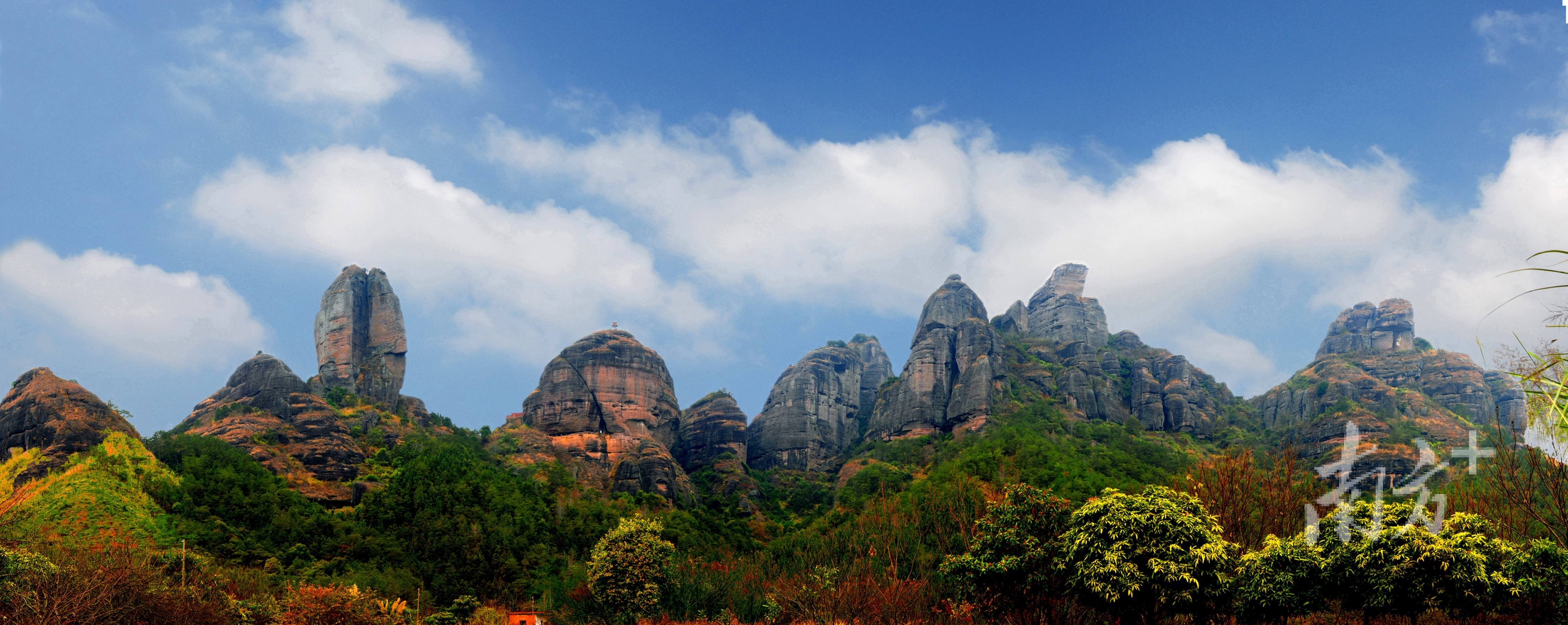 龙川霍山风景区图片图片