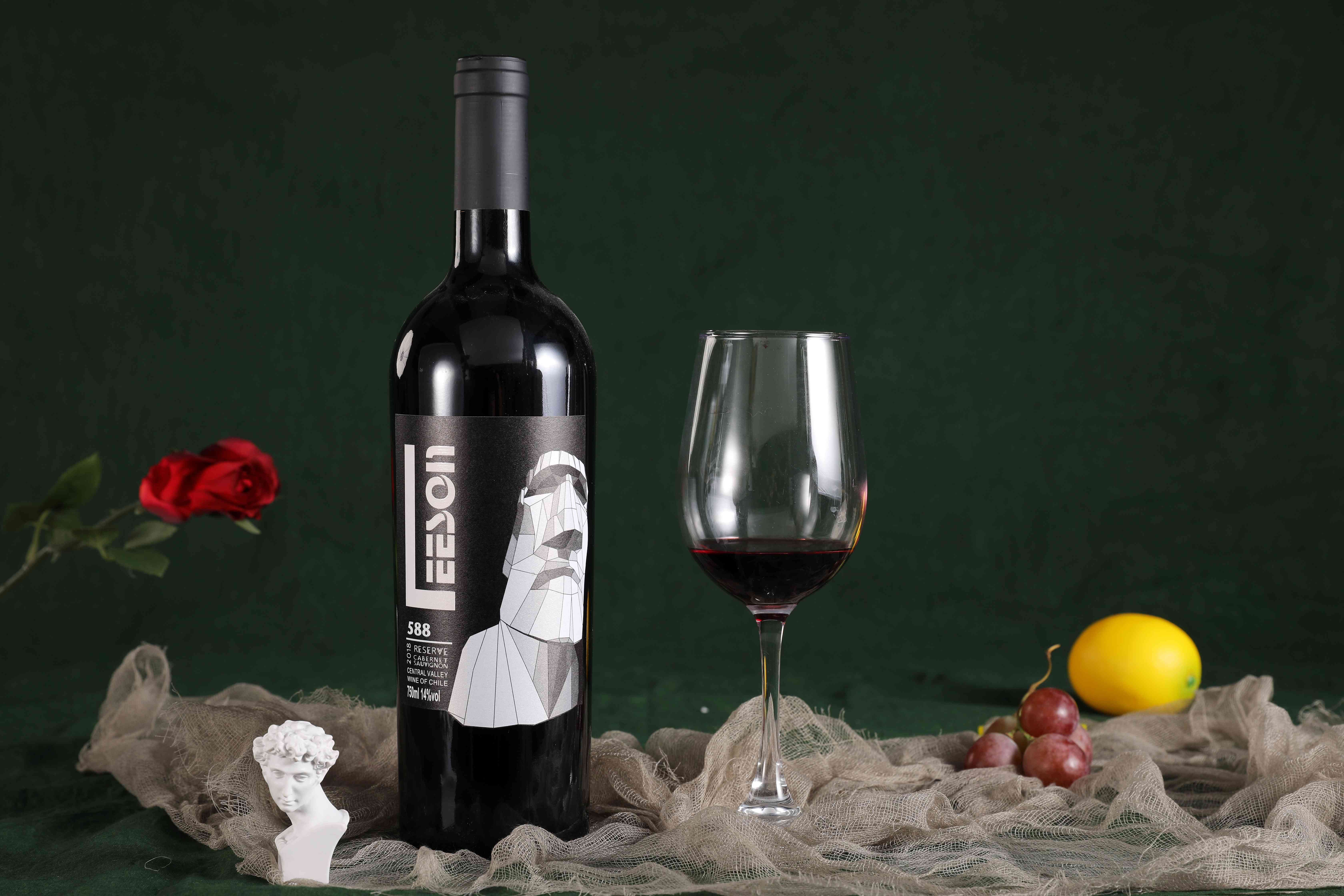 云仓酒庄雷盛红酒588智利干红葡萄酒