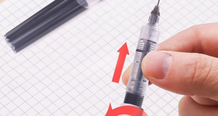 直液式走珠笔怎么换墨