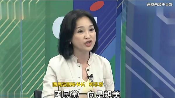 国民党副秘书长柯志恩:国民党一向亲美,不可能"亲中卖台"