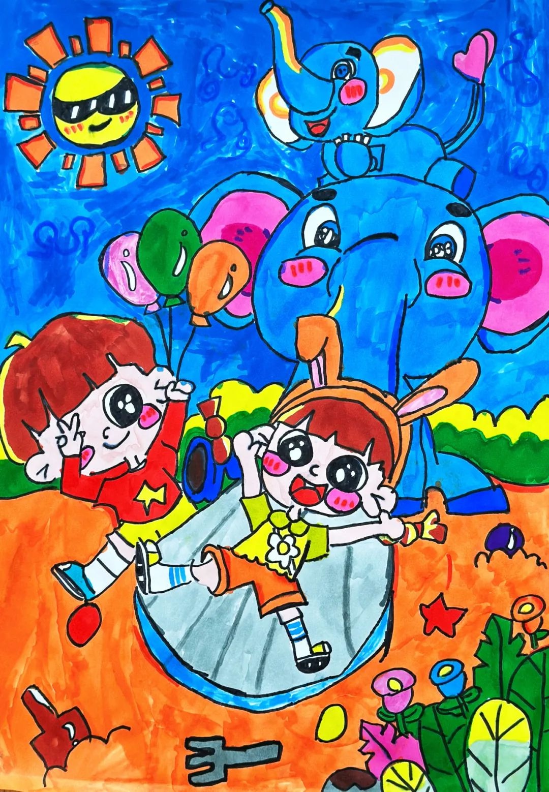 青杏儿|欢庆六一城阳区幼儿优秀绘画作品展