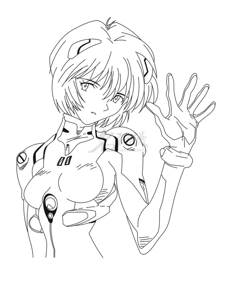 绫波丽同人绘画