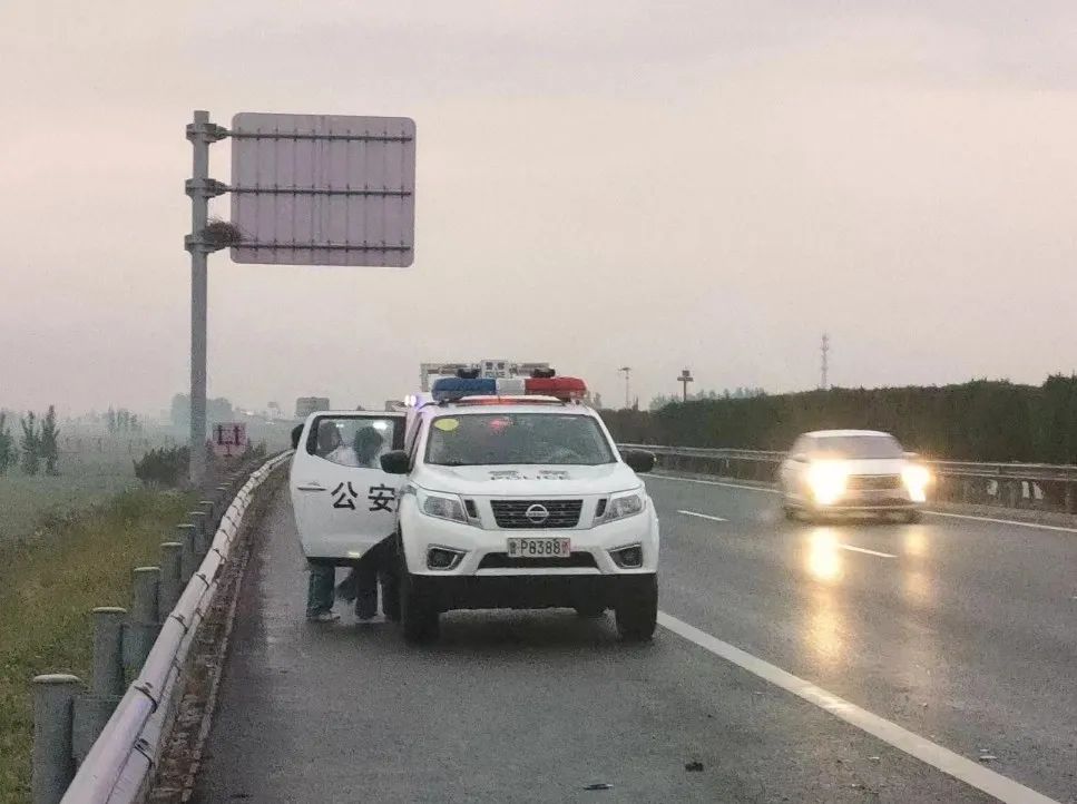 5月4日,高速临清大队民警接到一则警情,称在辖区s39德上高速117公里