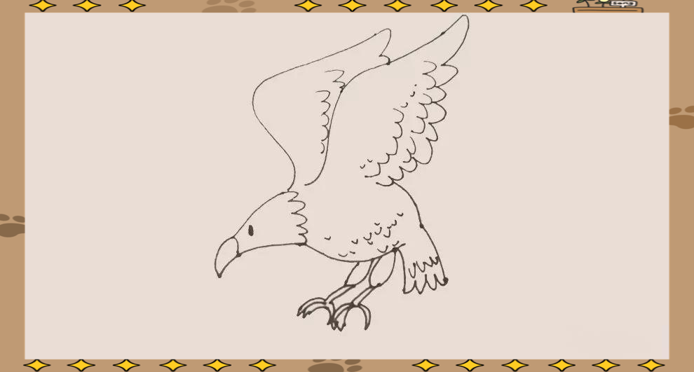 老鹰简笔画教程与老鹰特点