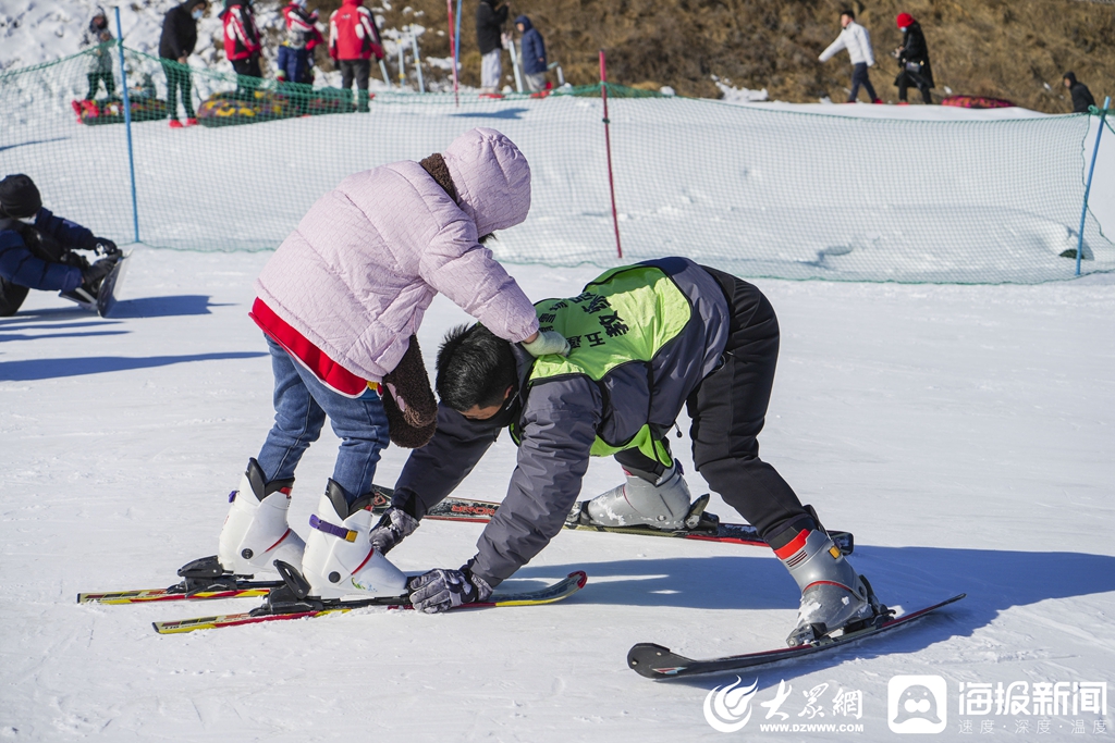 我在日照·新春七日游|别样过春节 打卡五莲山滑雪场