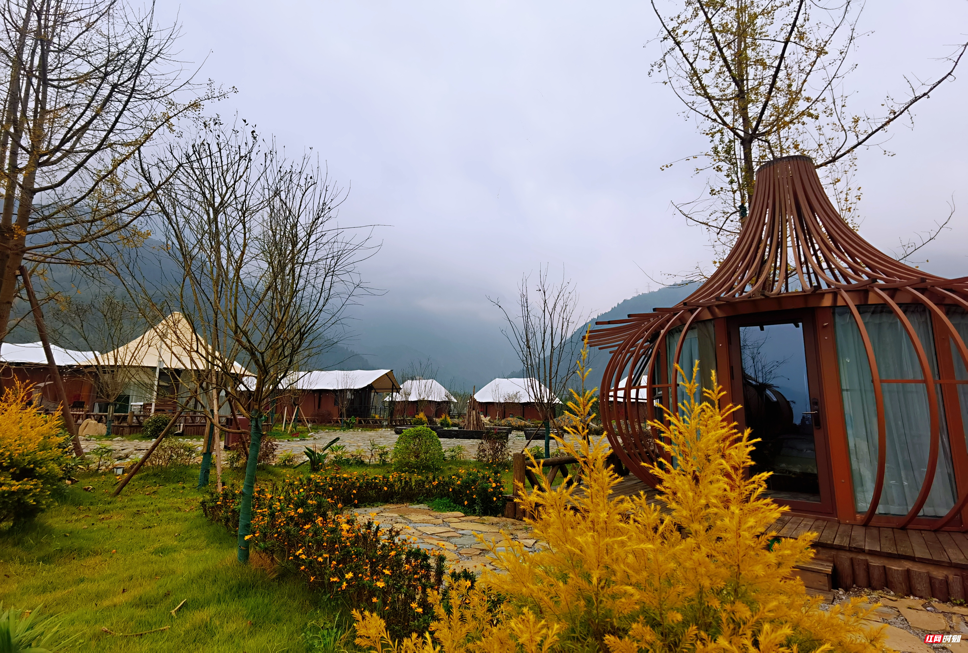 绵竹清平镇依托美景抓牢"露营,民宿"新风口