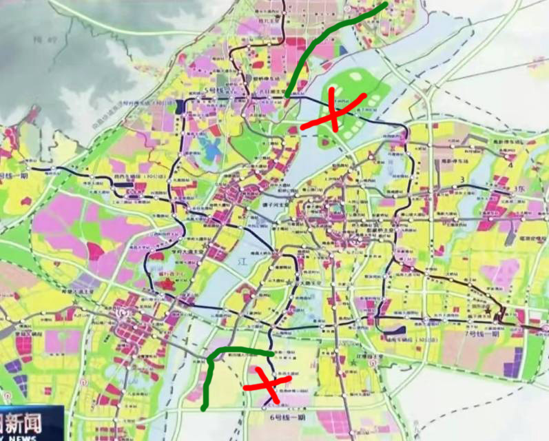 南昌地铁三期改动5号线成环线6号线通华侨城和象湖