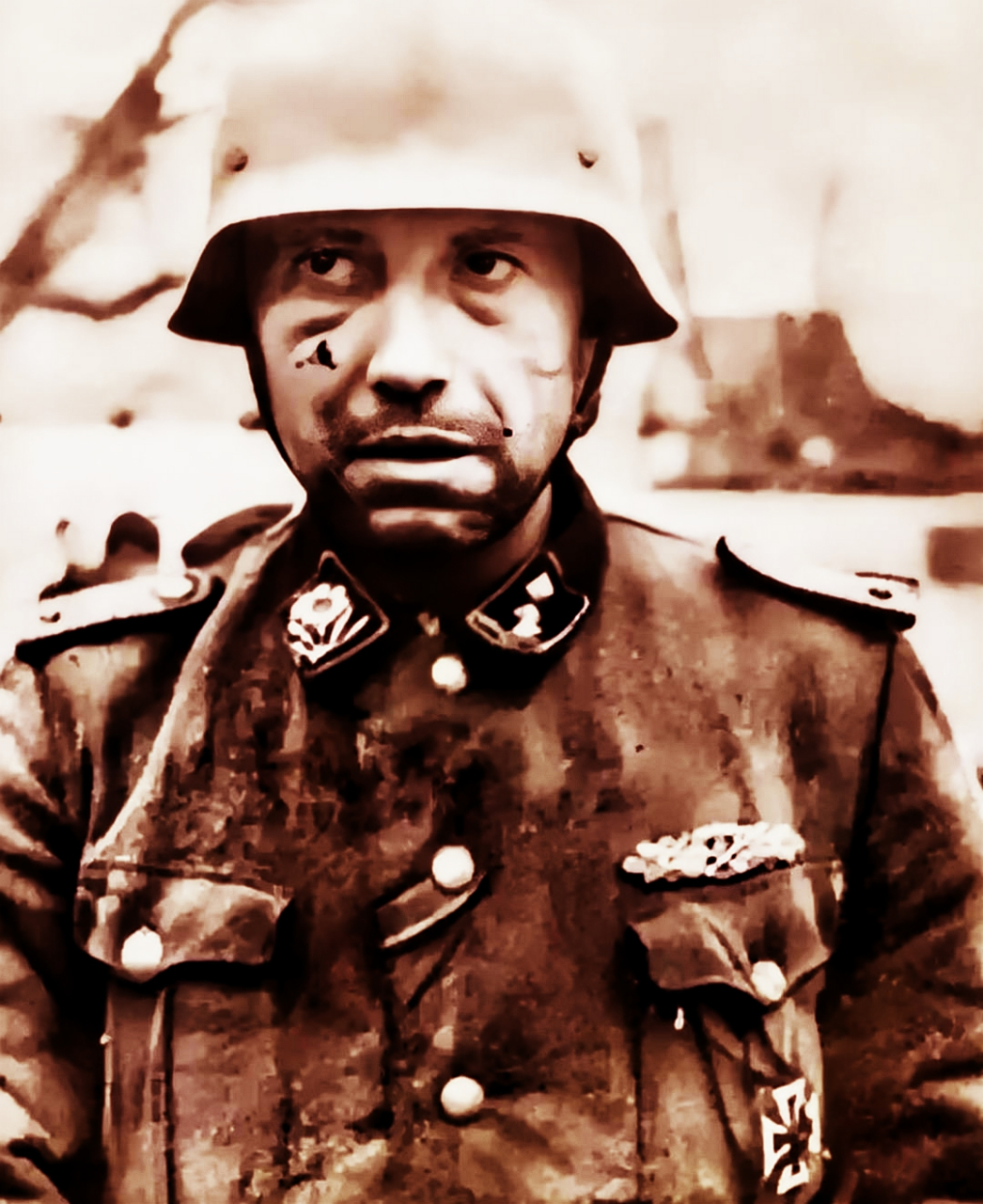 二战时期,德国武装党卫军第22"玛利亚·特雷西亚"志愿骑兵师的一名