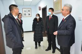 央视记者走进沟帮子人民法庭调研指导