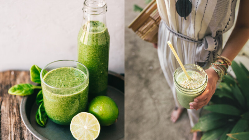 健康瘦身饮品绿拿铁smoothie bowl自己做!