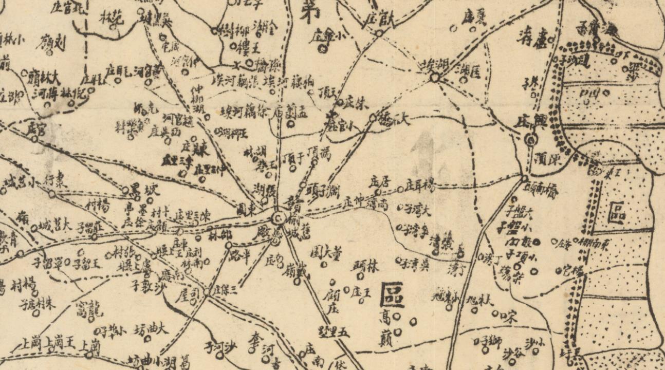 民国1943年《赣榆县全图》民国赣榆县老地图,连云港老地图