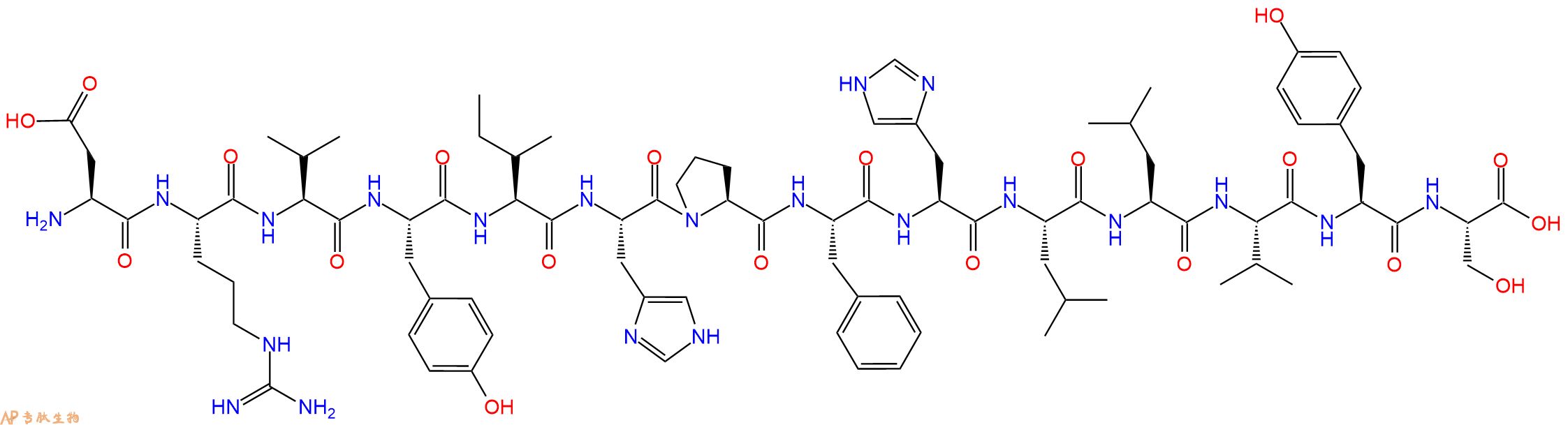 血管紧缩素angiotensinogen(1-14), porcine,20845-02-7