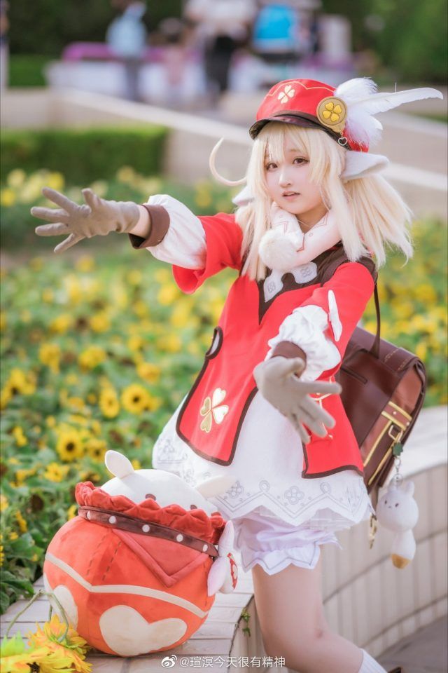 瑄溟今天很有精神cos可莉,可爱与魅力的"炸弹女孩"