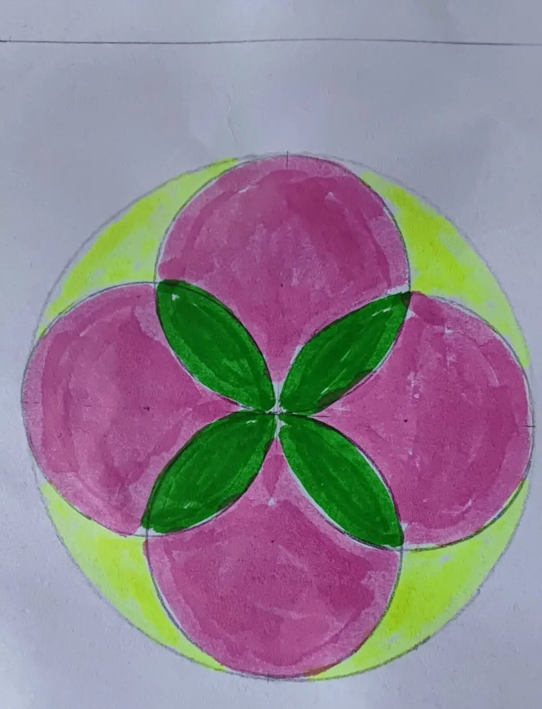 数学创意实践:探索"圆"的多样美图案