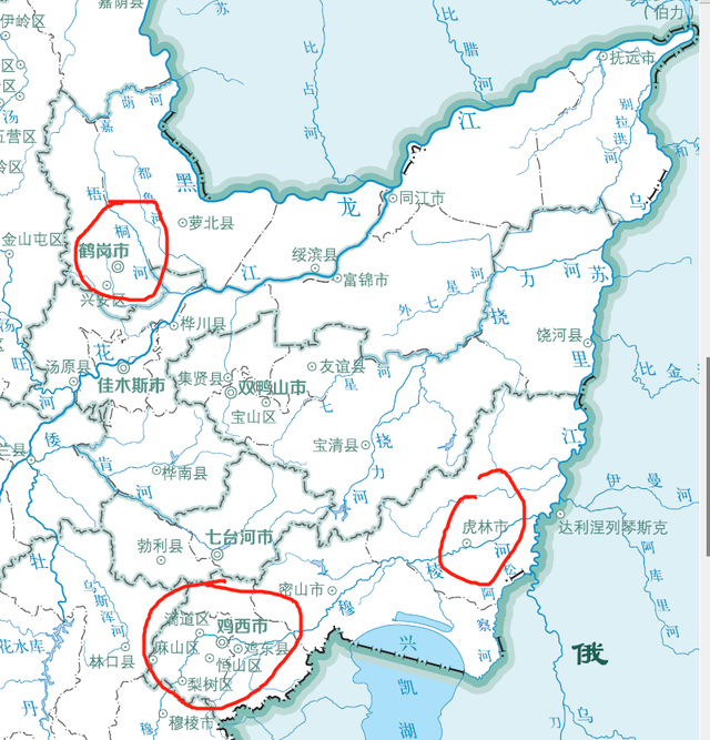 黑龍江訥河,雞東,虎林,密山,蘿北5縣現狀分析