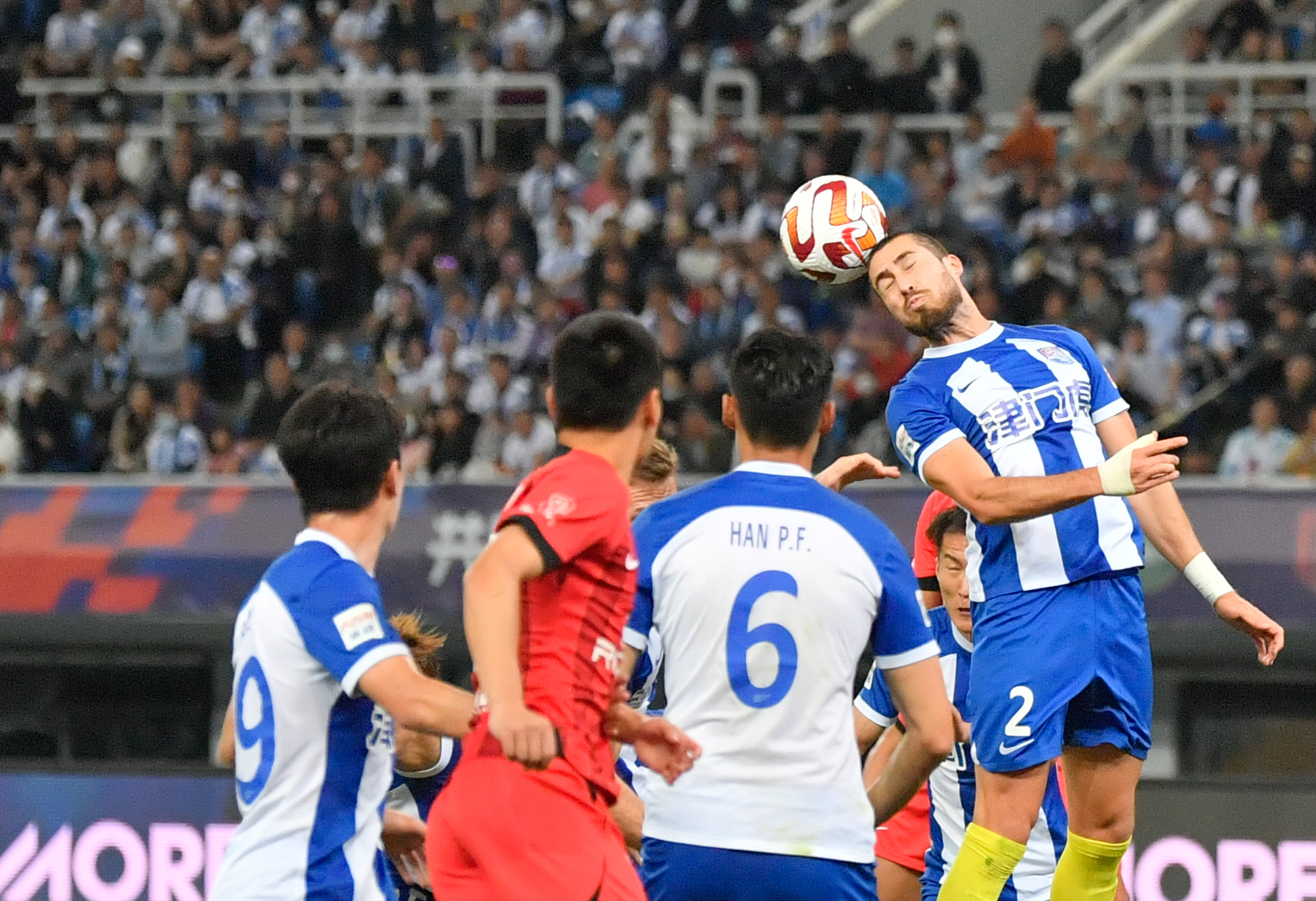 足球——中超:天津津门虎平上海海港