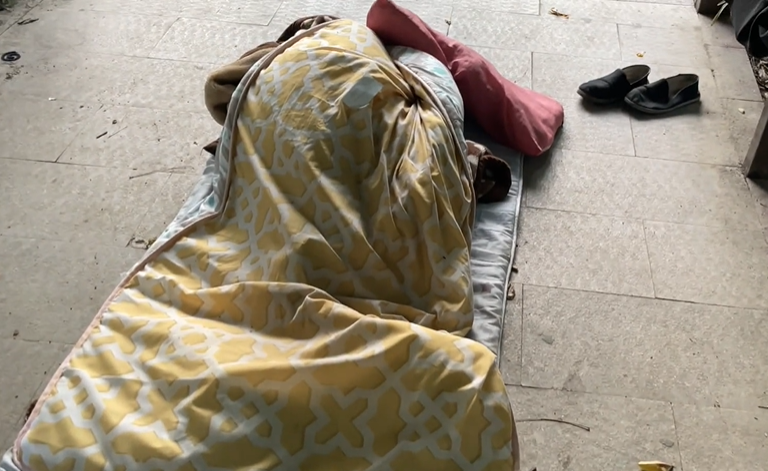 上海车墩公园躺睡的大神们,干一天休三天,再穷也不去工厂打工