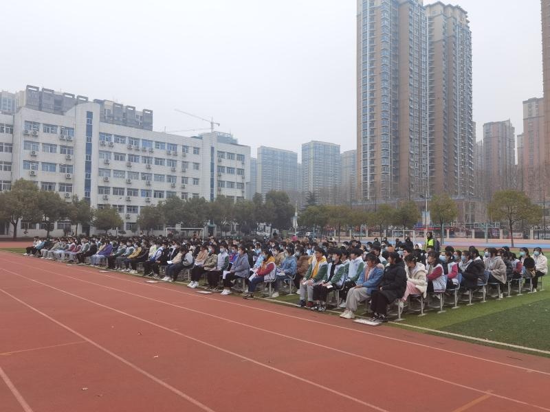 决胜中考,蚌埠铁路中学举行百日誓师大会