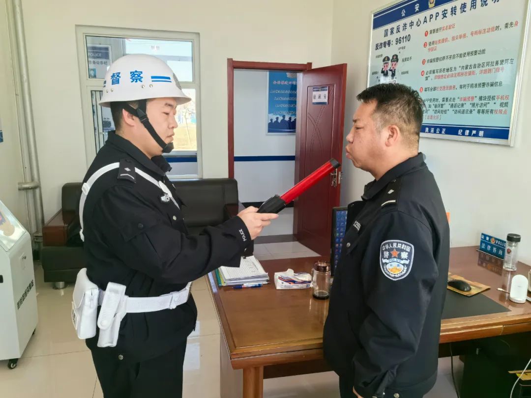 孪井滩示范区公安分局开展春节期间队伍内部管理督察