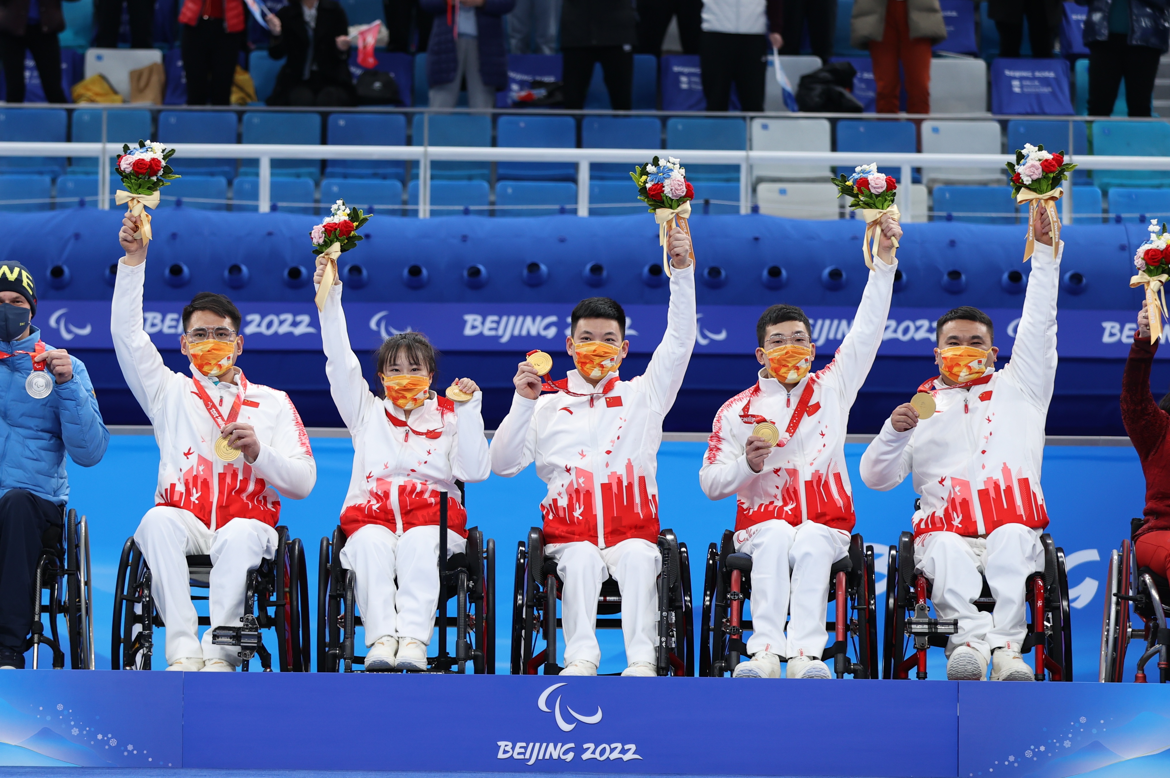 (北京冬残奥会)轮椅冰壶——金牌赛:中国队夺冠(4)