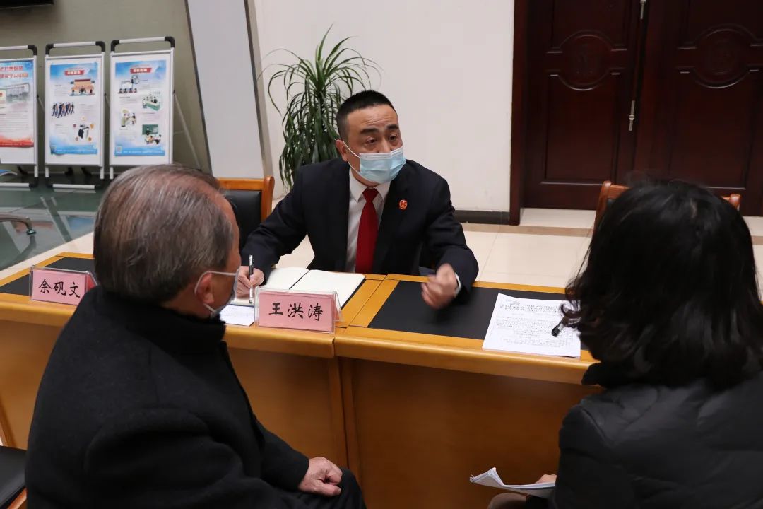 "一把手"接访听诉求   "面对面"交流护权益 | 大冶法院开展执行案件"