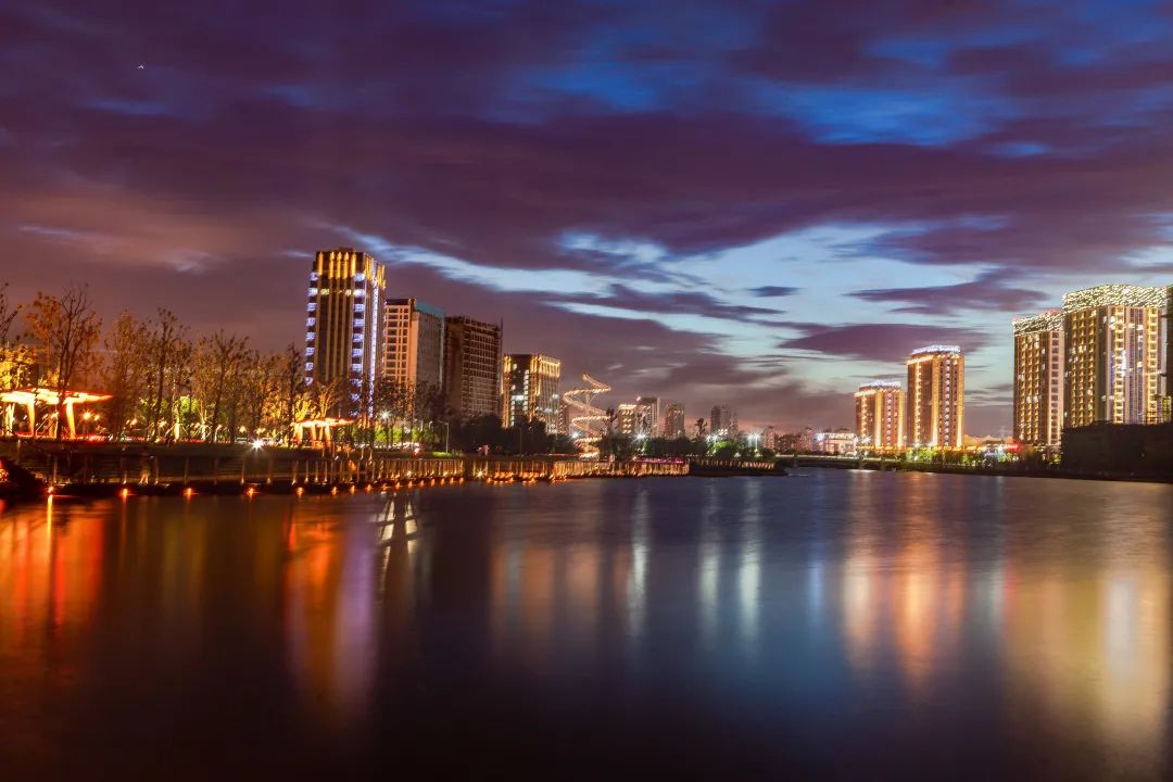 上海松江区夜景图片