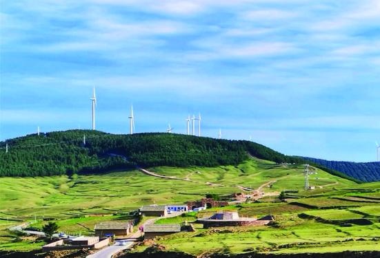 离石区西华镇风光越来越美