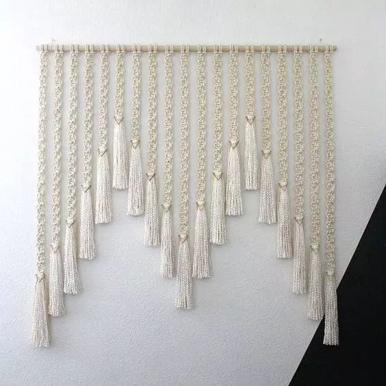 9种基础毛线编法,教你手工编织毛线墙挂装饰!附制作图文