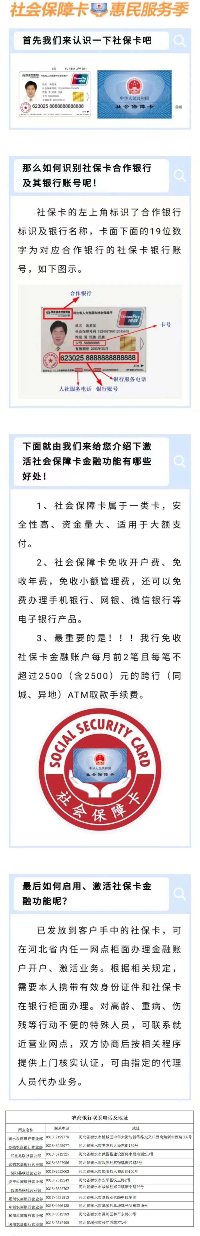 社会保障卡惠民服务季金融功能之河北省农村信用社联合社