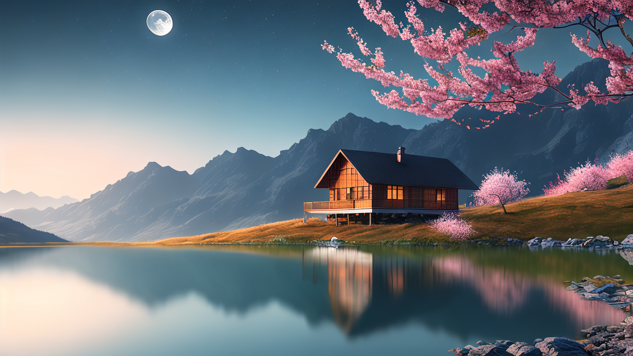 "居高声自远,江清月更明"(书法:张德进)