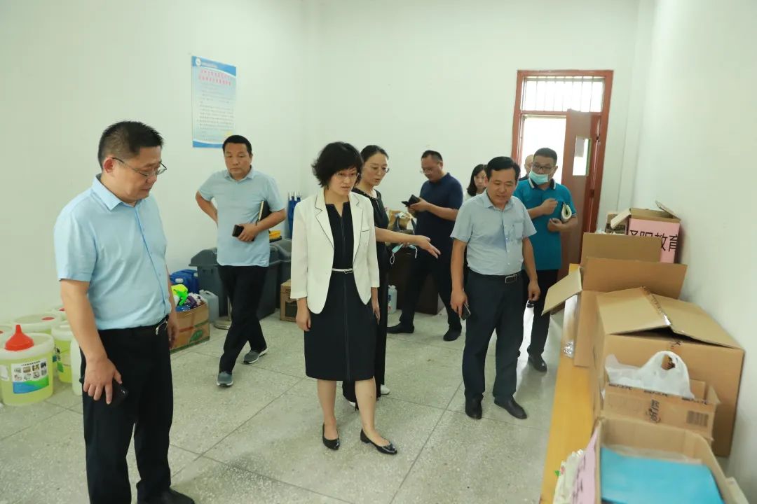 副市长张志彦检查开学工作开展情况